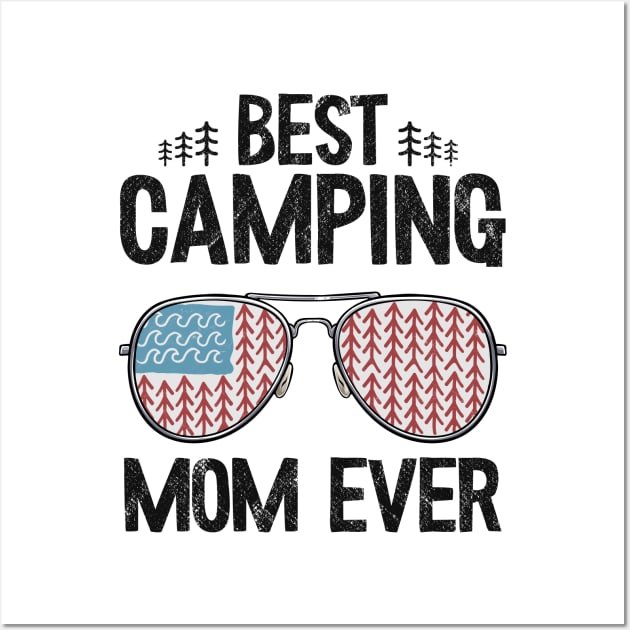 Best Camping Mom Ever Funny Camping Wall Art by Kuehni